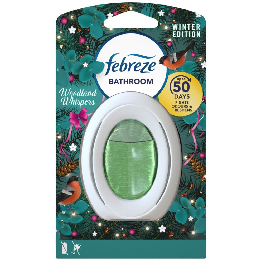 Glade 1 X 7.5Ml Febreze Bathroom Air Freshener - Woodland Whispers