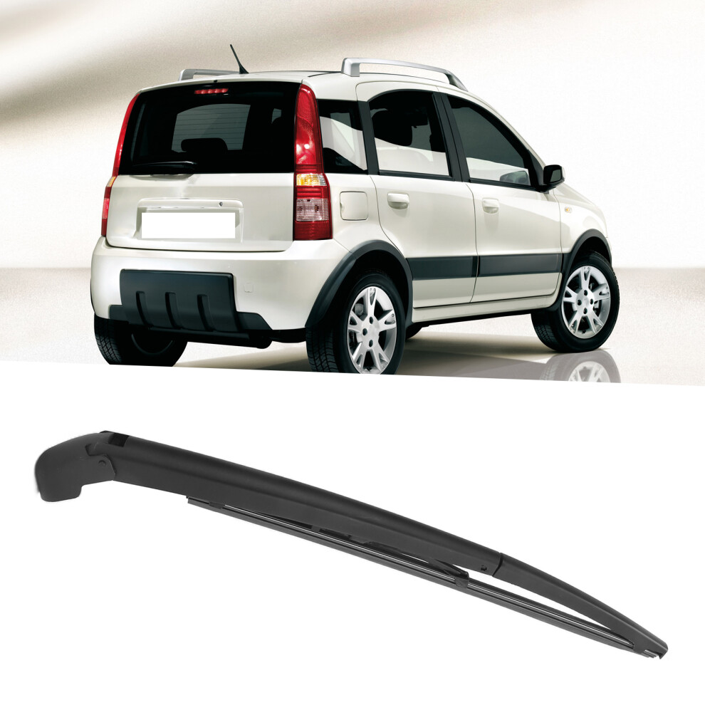 Rear Windshield Wiper Arm Blade Waterproof For Fiat Panda 169 Black 7901390682902