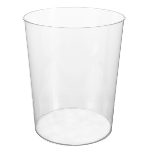 Minimalist Garbage Bin White Sturdy Pet Waste Storage Box Home Use 2
