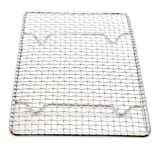 Grill Grate Dishwasher Safe Rectangular Rust Proof Stainless Steel Grill Mesh Rack for Barbecue Baking 2