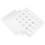 1 Set Eierdozen Voor Kippeneieren, Schuim, Wit 9