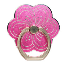 Anello porta cellulare in metallo a forma di fiore con rotazione a 360, impugnatura ergonomica e supporto integrato – Compatibile con tutti gli