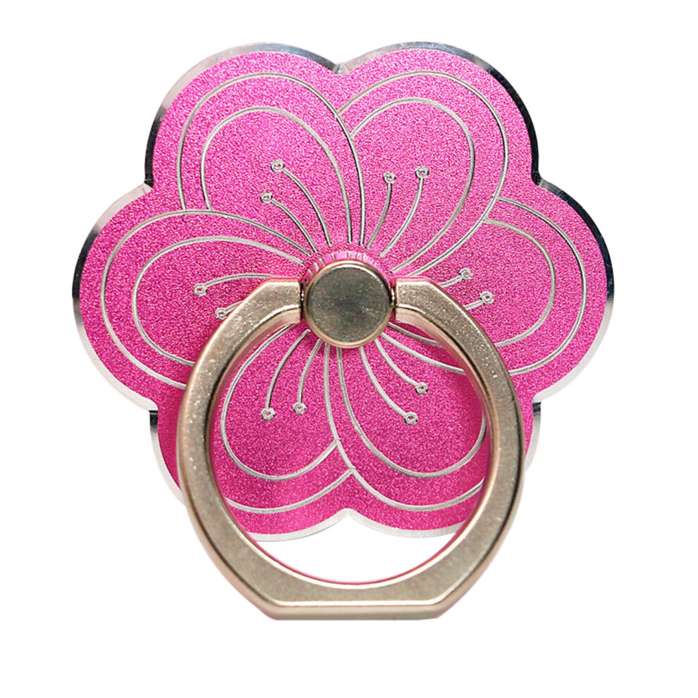 Flower-Shaped Metal Phone Ring Holder With 360 Rotation, Finger Grip & Kickstand Â Compatible With All Smartphones 9028731111353