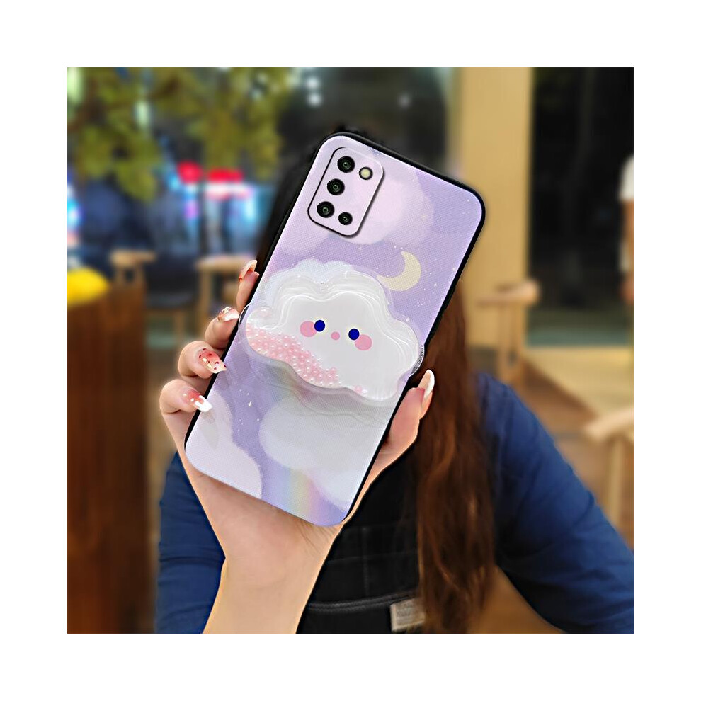 Phone Case For Samsung Galaxy A03s/Sm-A037g Â Rotatable Kickstand, Dirt-Resistant Tpu, Glitter Soft Design, Lens Protection 9028731112305