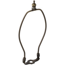 1Pack Bronze Lamp Harp Saddle Base for Table Lamps 8 Inch