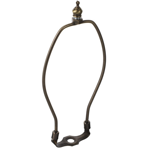 1Pack Bronze Lamp Harp Saddle Base for Table Lamps 8 Inch