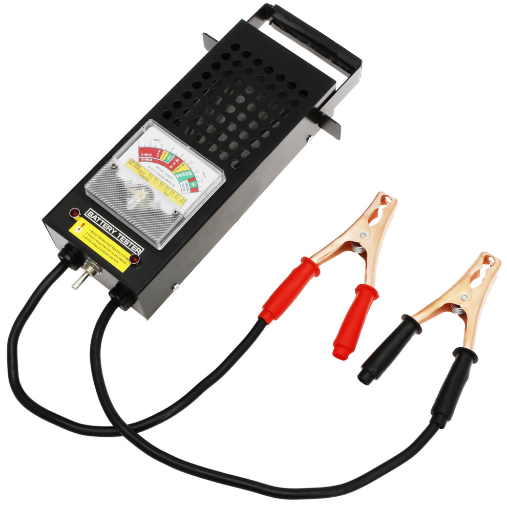 6V 8V 12V Battery Load Tester With Alligator Clip Versatile Precise Golf Cart Battery Tester For Boat Beach Bike Snowmobile Black 9448483347211