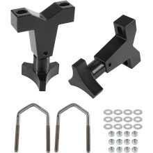 High-Lift Jack Tube Mount 1-2.5" (Round/Square) Compatible with Tube Bumpers,Bull Bars,Roll Cages and Roof Racks (Black)