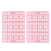Kaninburmatter med plastføtter, hvileputer, 2-pakningssett for kaninhamster