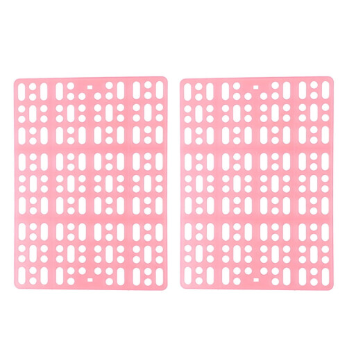Rabbit Cage Mats Plastic Feet Resting Pads 2 Pack Set for Bunny Hamster