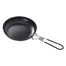 Tapadásmentes kempingedények, serpenyők, kültéri túrázáshoz, piknikhez, kempingezéshez, hátizsákos túrázáshoz - 9''