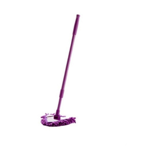 Ghopy Telescopic Mini Microfiber Mop, 180 Rotatable, Adjustable Triangle Dust Mop, Extendable Handle for Home, Kitchen, Bathroom, Floor, Wall,
