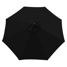 9ft Replacement Cover for 8-Rib Patio Umbrella – Outdoor/Garden/Beach Sun Umbrella Cloth (Excludes Racks)