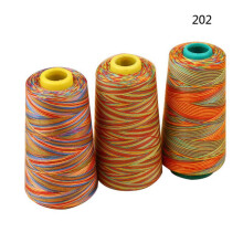 3000 Yards Multicolored Graident Rainbow Polyester Embroidery Sewing Thread Stitching Yarn DIY Craft Knitting Accessories Supplies
