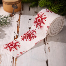 500cm Christmas Decoration Colorful Christmas Ribbons for Christmas Tree Decorations, Gifts wrapping