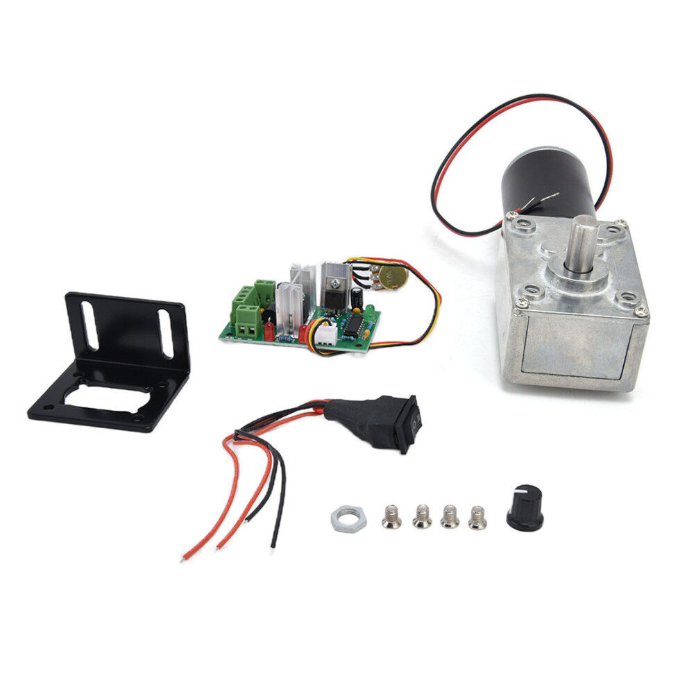 12V Dc Gear Worm Motor With 8Mm Shaft 30Rpm Speed Control Machinery Part 9491390683453