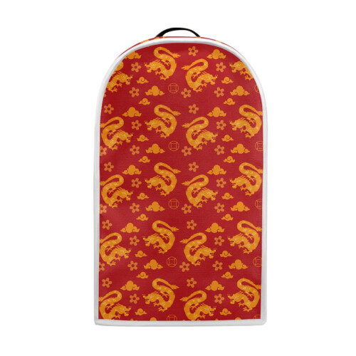 Chinese Dragon Pattern Kitchen Blender Dust Covers with Multifunctional Univesal Polyester