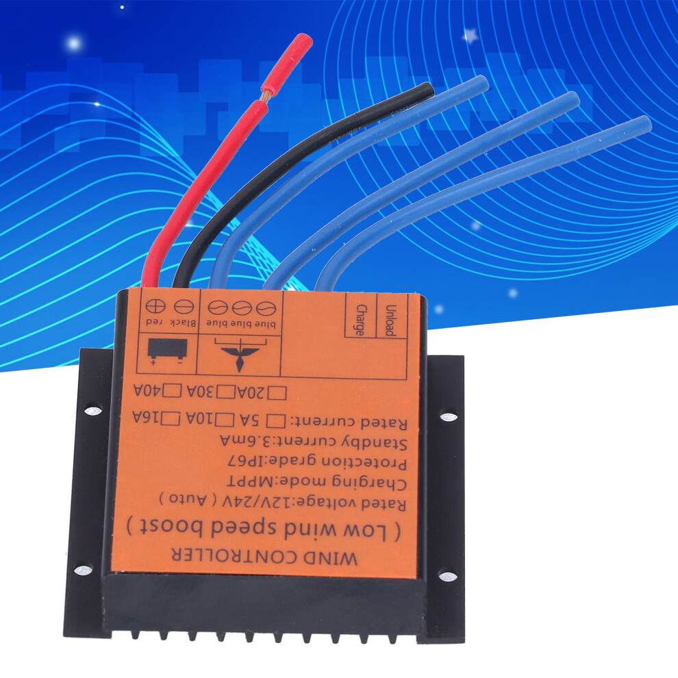Wind Turbine Mppt Controller 100W-400W 12V/24V Ip67 16A 8411390683506