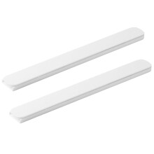 Skuffeskinne hvite bunnmonterte skuffeskinne - 1 par, 25,5 cm x 3,8 cm x 0,39 cm