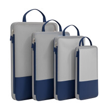 4-Piece Travel Compression Packing Cubes Set, Space-Saving & Lightweight Mesh Bags, Reduces Wrinkles & Overpacking, Compatible with All Luggage