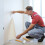 2Pcs Ergonomic Wallpaper Seam Roller Wheel Wood Pm Construction Tool 9