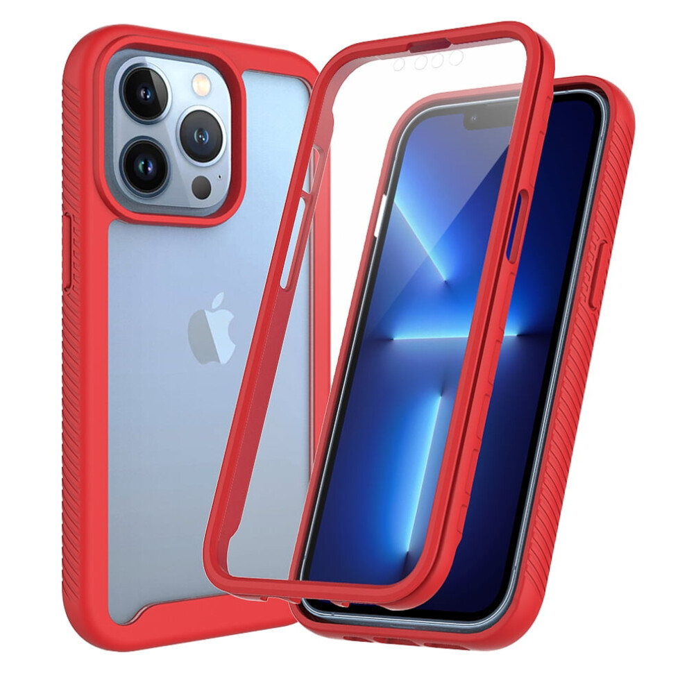 Tech Circle Iphone 11 Case With Built-In Screen Protector Â Rugged, Shockproof, Anti-Scratch, Crystal Clear, (6.1", 2019), Compatible With Red 9028731700144