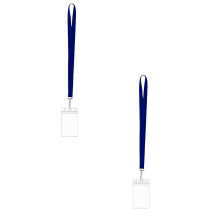 Klare PVC-kortlommer til ID- og kreditkort – 2-pak