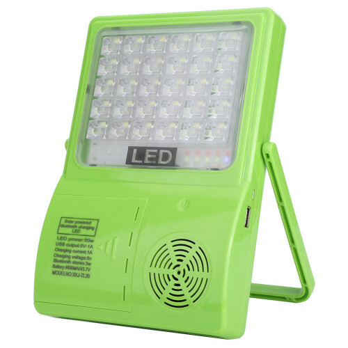 Solar Power LED Light MultiFunctional Portable Wireless Speaker Warning Light for Bluetooth 2