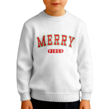 Barne- og guttetrøye med rund hals og trykk – mykfôret termisk genser, koselig vintertøy for skole og hverdag, høytidsantrekk