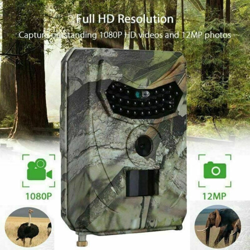 Hunting Camera 1080P HD 12MP IP67 Waterproof