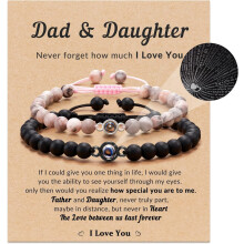 Papa & Tochter Ich liebe dich Projektionsarmband-Set