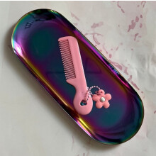 Ins Mini Cute Comb for Baby Girl Boy Small Koran Cartoon Animal Floral Protable Hair Brushes Little Girl Kid Hair Accessories