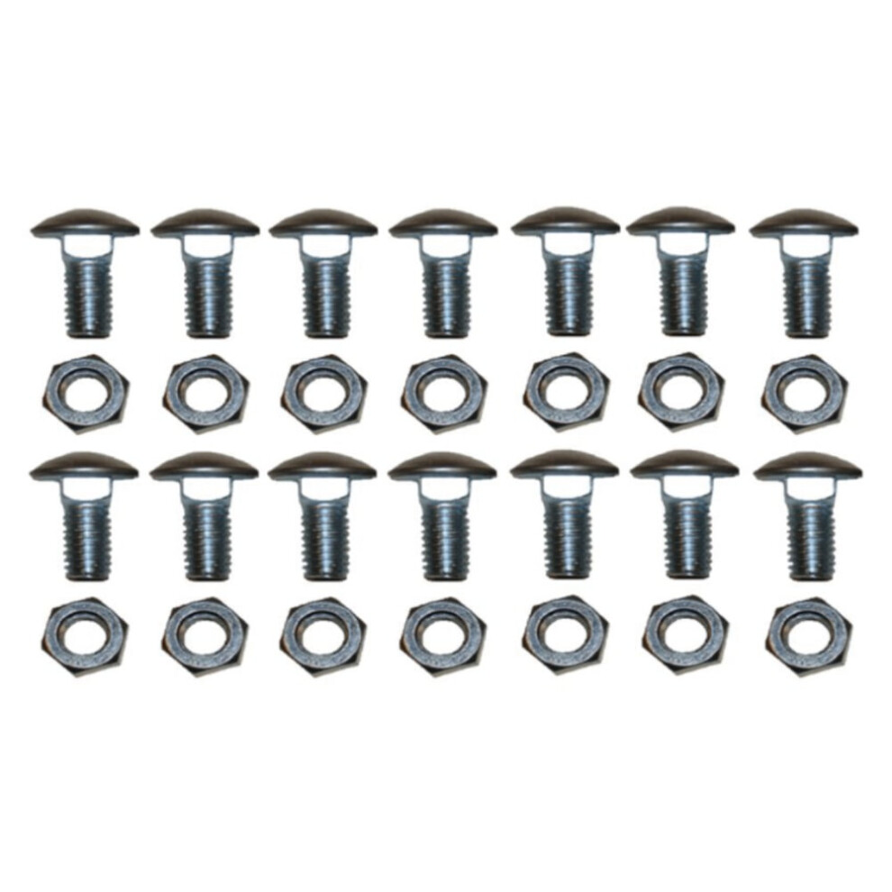 Stainless Cap Front And Rear Bumper Bolt Set For Chevy For Chevy Ii 1966-1967 Ii Models 9028731657455