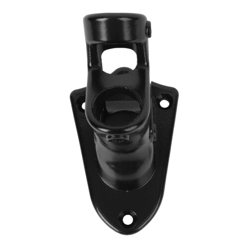 Stainless Steel Outdoor Flagstick Bracket Fixing Support Base Accessory for Flags Black 2
