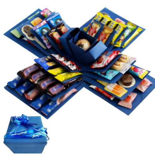 DIY Explosion Gift Box, 5 Layer Snack Surprise Box for Gifts