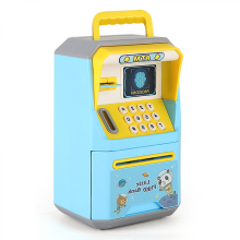 Mini geldautomaat spaarpot voor kinderen, elektronische spaarbank met geluidseffecten voor jongens en meisjes, ideaal als kerst- of verjaardagscadeau