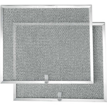 Köksfläktfilter 11 3/4x14 1/4 3/8 för Allure QS1WS1BPS1FA30 aluminiumnät lätt att rengöra 2-pack