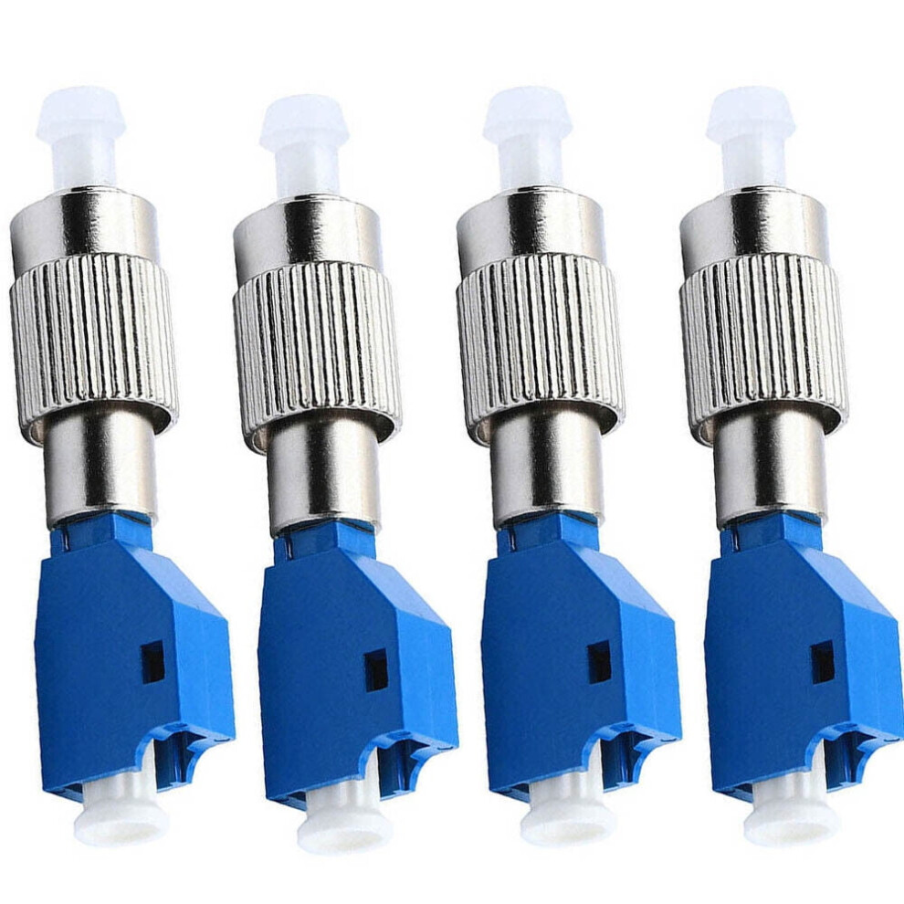 4Pcs Fc Male To Lc Female Fiber Optical Connector Convertor Hybrid Fiber Adapter 9028731942322