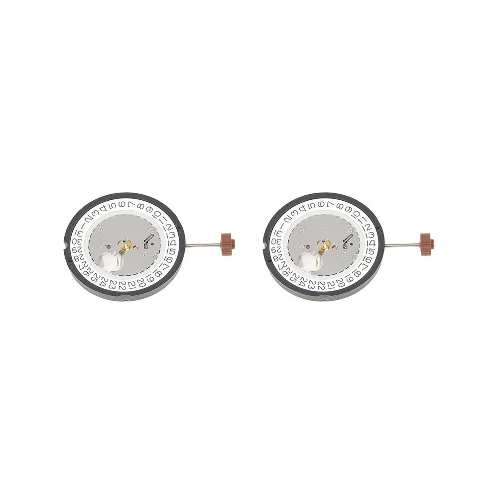 2X 515 Movement Replacement Quartz Watch Movement Chronograph Watch Parts For Ronda 515 Movement(Crown At 3) 4713643225728