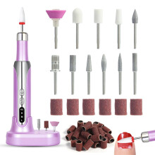 Professional Cordless Nail Drill Kit: 3-Speed, Ultra-Quiet, 12 Bits & 31 Bands, Rechargeable — Compatible with Salon/Home Nail Art