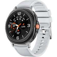 Pasek ze skóry i silikonu kompatybilny z zegarkiem Samsung Galaxy Watch8Classic46 mm, 40 mm, 44 mm — oddychający, odporny na zużycie
