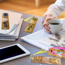 70 Pieces  Bookmark Sleeves Bookmark Holder DIY Resin Bookmarks Blank Display Cards for Bookmark Gift Wrapping