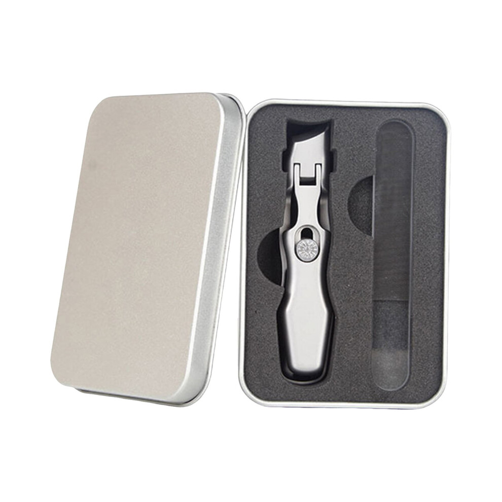 Nail Clippers with Glass File Ultra compatible with Sharp Heavy Duty Toe Clippers for Seniors German Stainless Steel Nail Clippers for Thick Nails