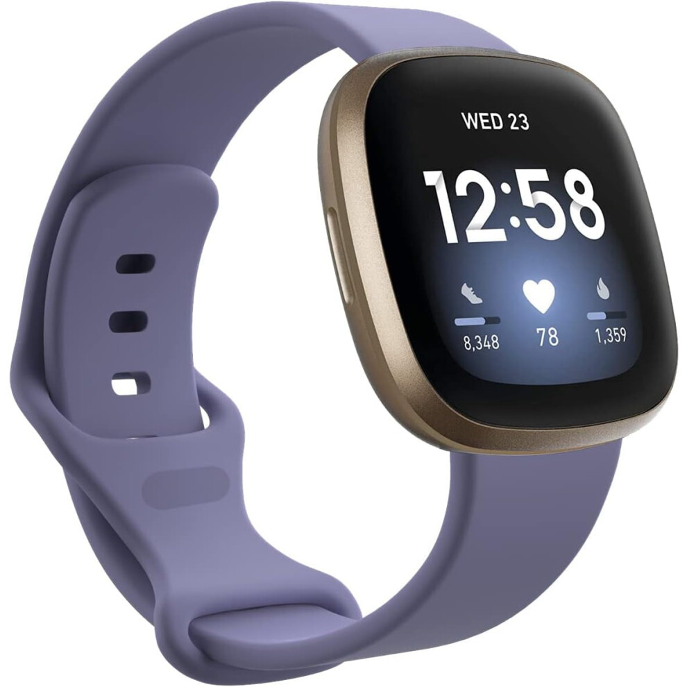 Soft Silicone Band Compatible With Fitbit Versa 4/Versa 3/Sense Â Quick Fit Replacement Watch Strap 9028731941745