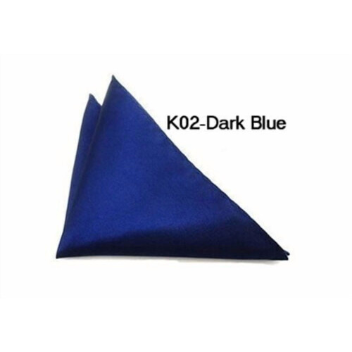 10 PCS Men Satin Solid Plain Wedding Party Hanky Pocket Square Handkerchief