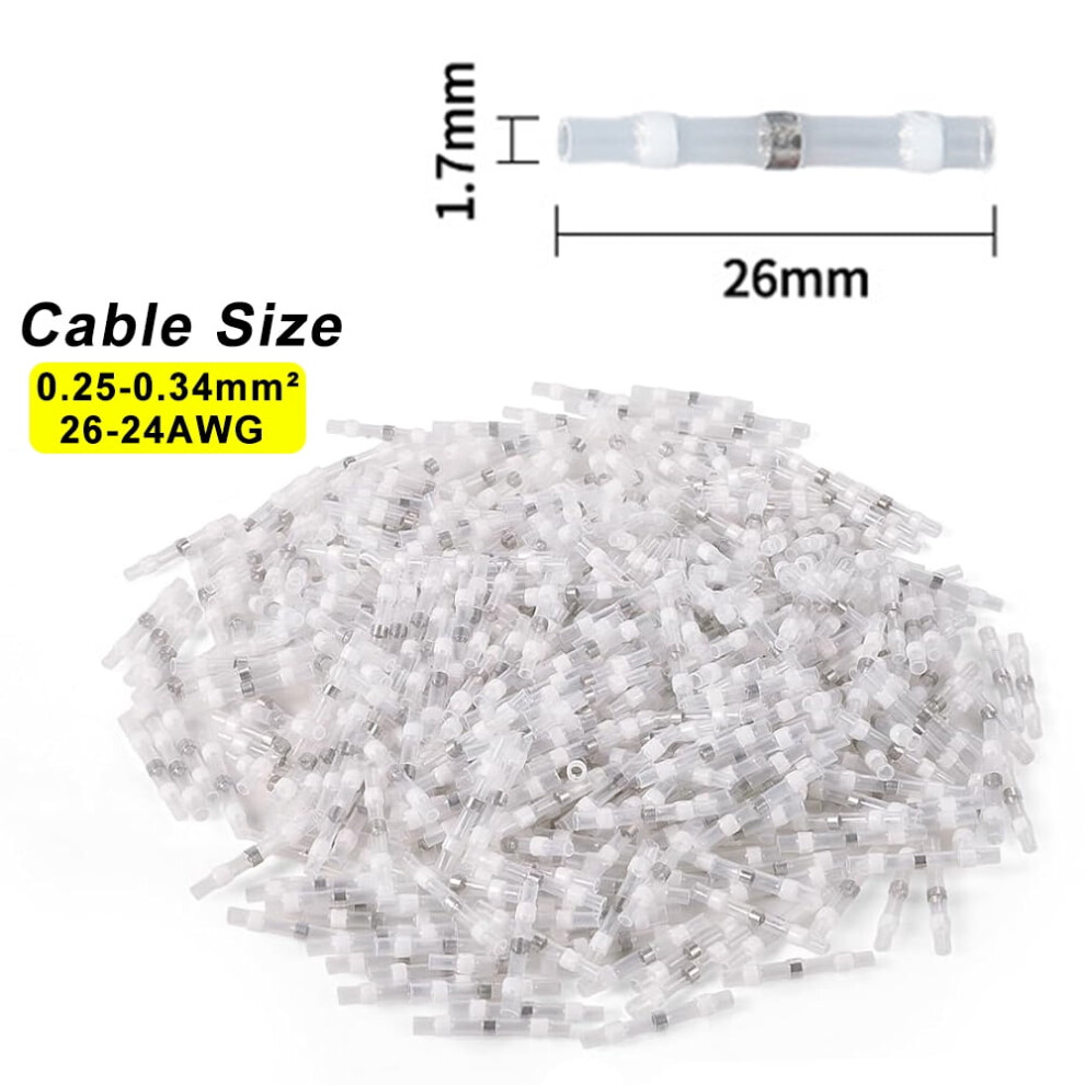 Waterproof Solder Seal Heat Shrinks Tube Sleeves Electrical Wire Connector Butt Splice Terminals Heat Shrinkage Cable Connectors 9028731942049