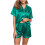 Women's Winter Silk Pajama Set Soft Satin 2-Piece 1