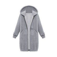 Oversized Hoodie Women Gray XL