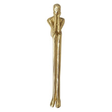 Mâner de sertar pentru dulap, formă de gânditor din alamă, mâner de dulap, hardware pentru dulap