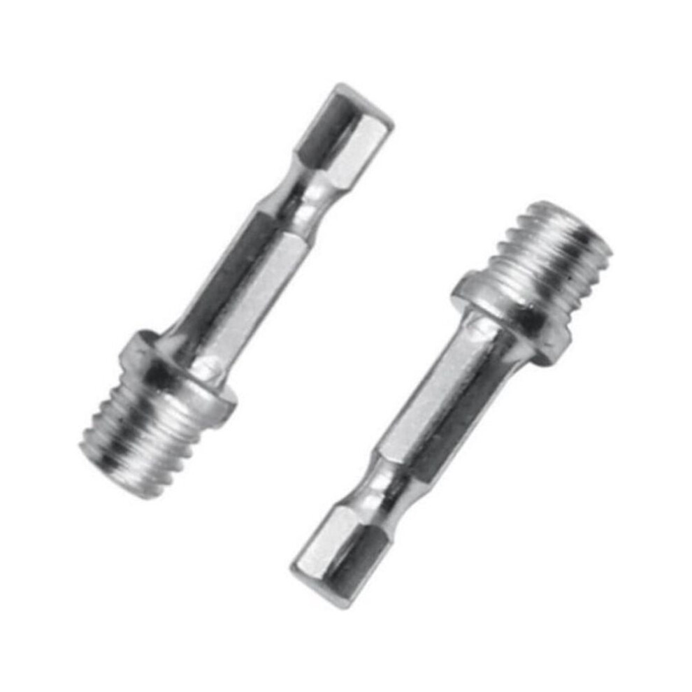 2Pc 1/4 Hexagon Connecting Rod Adapter Drill Chuck M10 Polishing Disc Connection 9028731041346